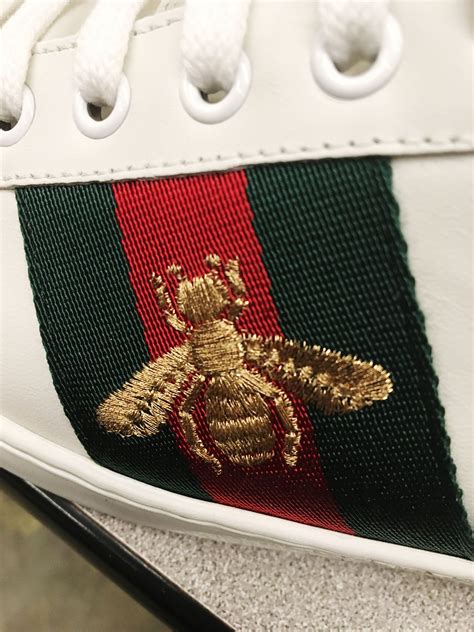 gucci bee shoes back|original gucci bee sneakers.